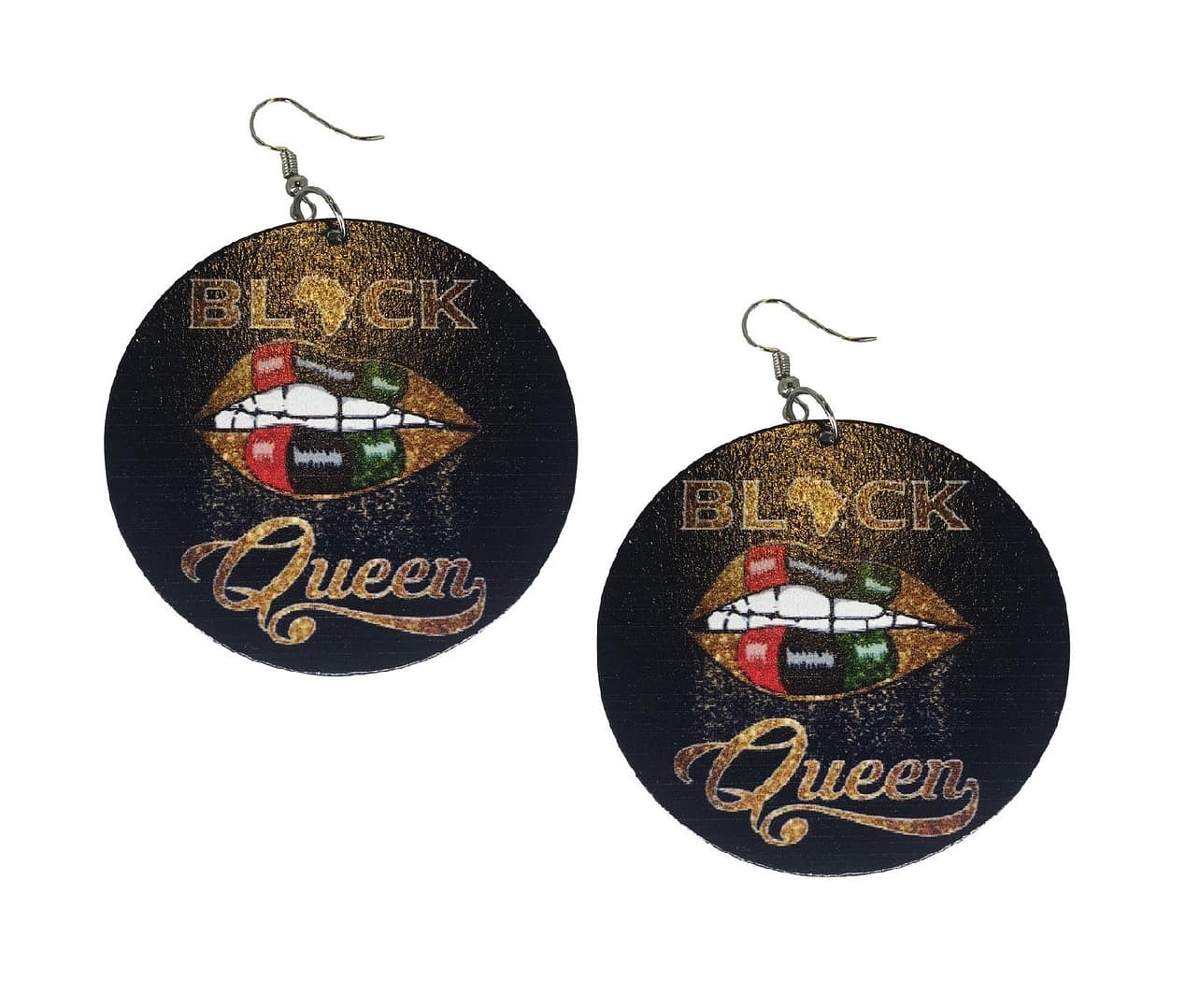 black queen earrings