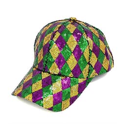 Mardi Gras Baseball Cap Multi