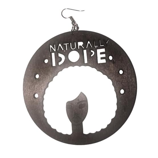 "Naturally Dope" Afro Earrings - Image 7