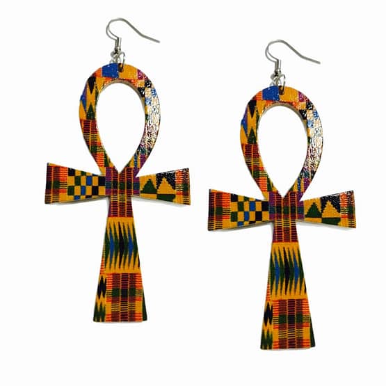 Ankh Earrings (Multi-Color)