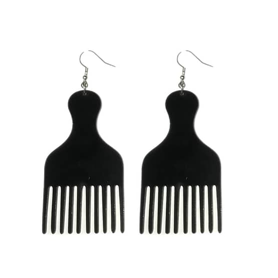Afro Pick Earrings