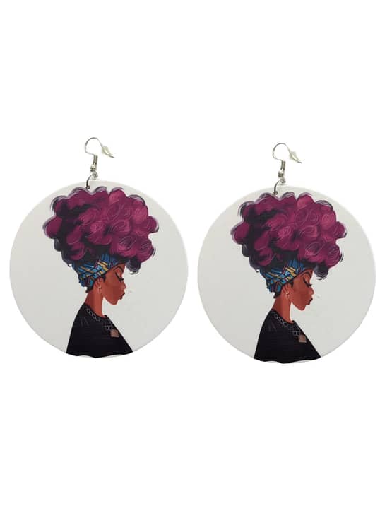 Purple Haired Nubian Queen