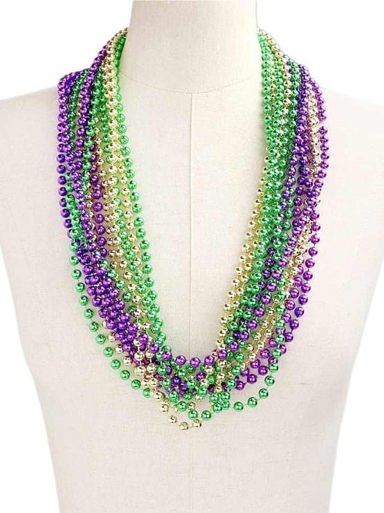 Mardi Gras Beaded Necklaces - Image 2